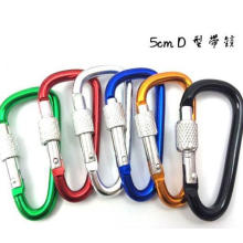 5mm D Shape Snap Hook for Bags and Climbing